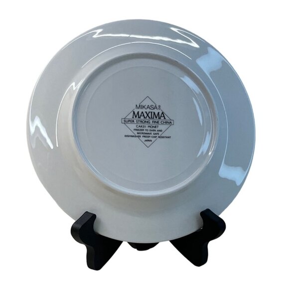 2 Mikasa Maxima CAK01 Monet Salad Plates 8" - Picture 3 of 5